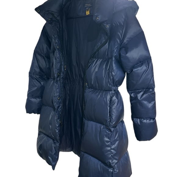 Polo Ralph Lauren Other - Polo Ralph Lauren Girls Navy Parka Hooded Winter coat Size 16